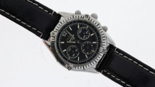 BREITLING CHRONO COCKPIT AUTOMATIC REF A30011, approx 36mm black dial with baton hour markers,
