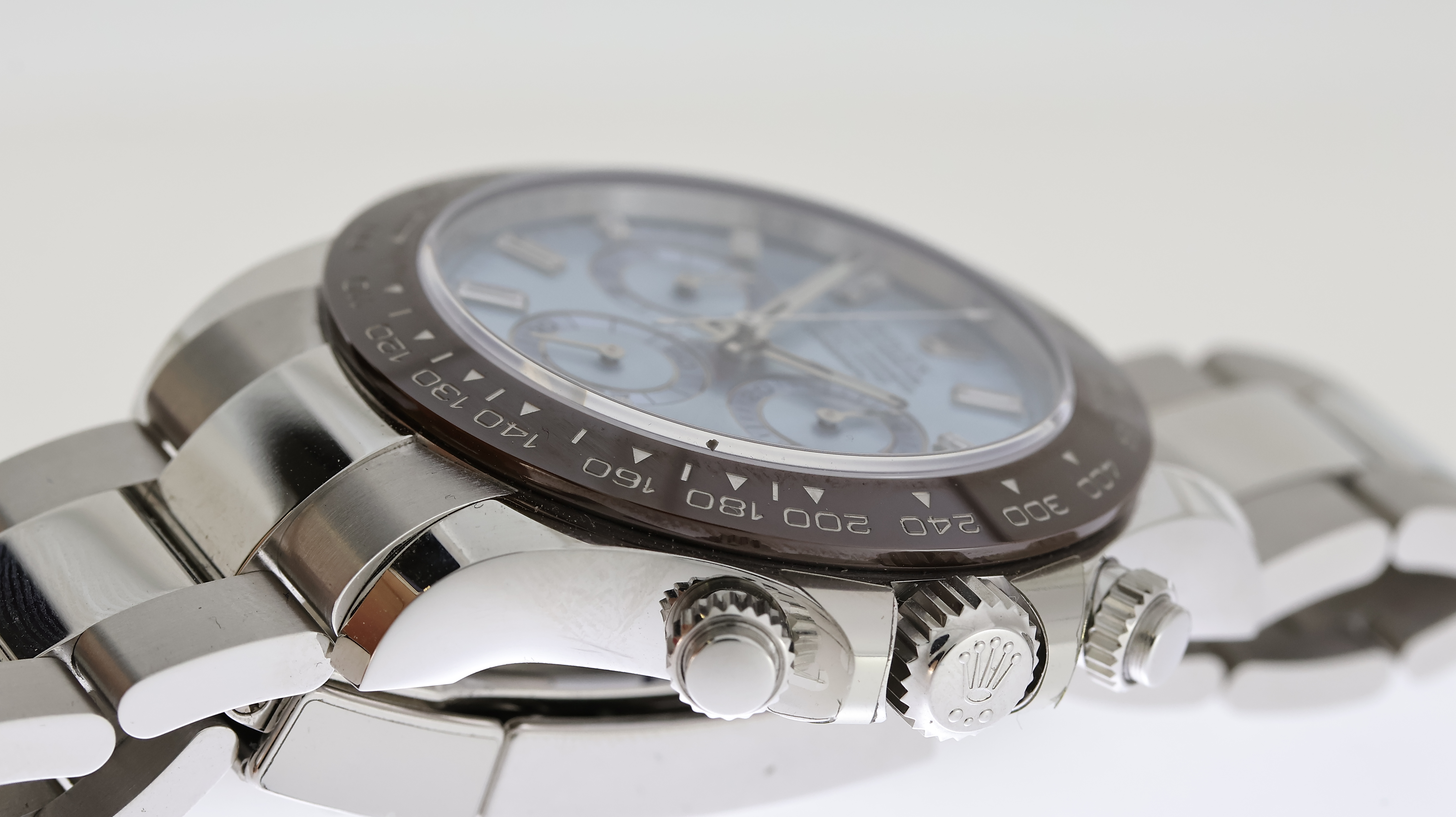 ROLEX DAYTONA PLATINUM 50TH ANNIVERSARY REFERENCE 116506 DIAMONDS BOX AND PAPERS 2021 - Image 6 of 9