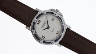 RAYMOND WEIL PARSIFAL REF 9531, approx 34mm silver dial with baton & Roman Numeral hour markers,