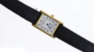 RAYMOND WEIL LADIES GENEVE REF 9830, approx 18mm silver guilloche dial with Arabic hour markers,