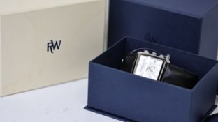 RAYMOND WEIL DON GIOVANNI CHRONOGRAPH REF 4873 W/BOX, approx 28mm guilloche dial with Roman