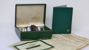 ROLEX GMT MASTER 'PEPSI' REFERENCE 1675 WITH BOX AND PAPERS 1965