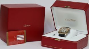 CARTIER SANTOS 100 REFERENCE 2656 BOX AND PAPERS