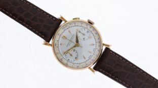 18CT VINTAGE GIRARD PERREGAUX MONOPUSHER CHRONOGRAPH