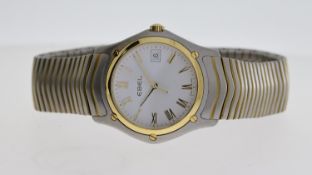 EBEL SPORT CLASSIC REF A225917, approx 32mm white dial with Roman Numeral hour markers, date