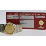 OMEGA CONSTELLATION AUTOMATIC STEEL AND GOLD WITH PAPERS 2007