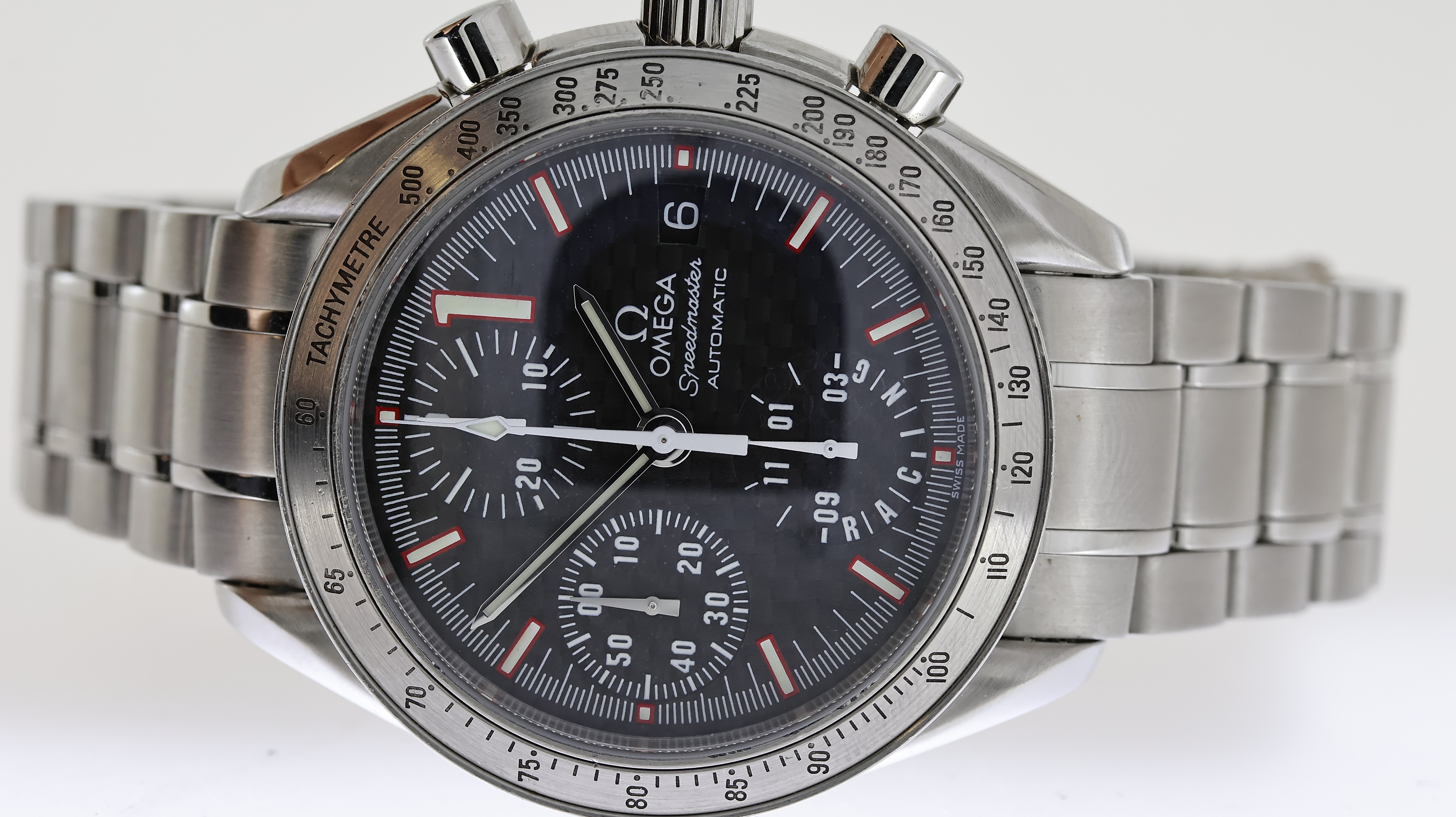 OMEGA SPEEDMASTER RACING MICHAEL SCHUMACHER BOX AND PAPERS 2005 - Image 3 of 5