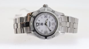 TAG HEUER PROFESSIONAL 2000 SERIES, approx 27mm white dial with baton & Roman Numeral hour