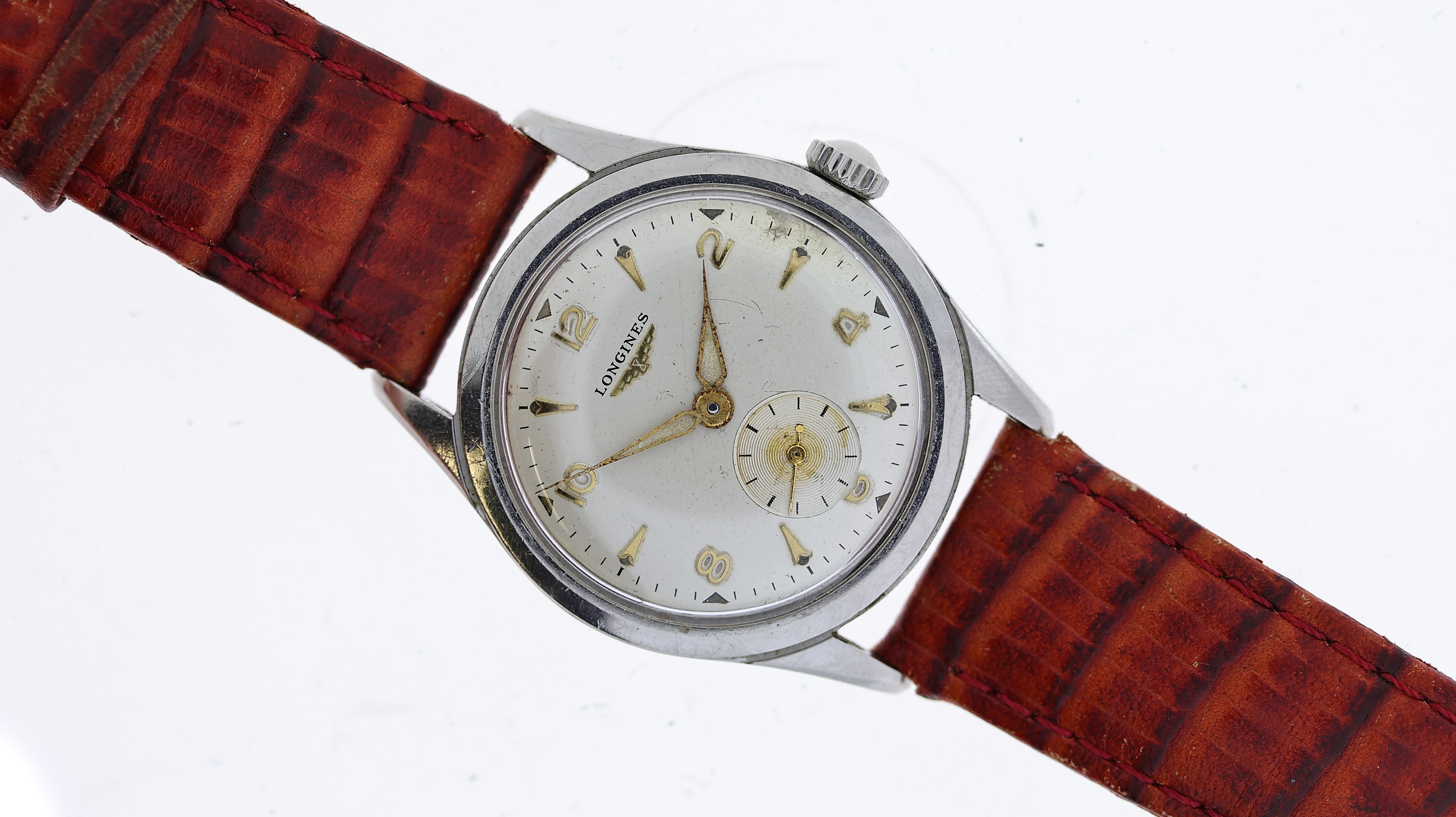 VINTAGE LONGINES MANUAL WIND REFERENCE 6402 CIRCA 1950's