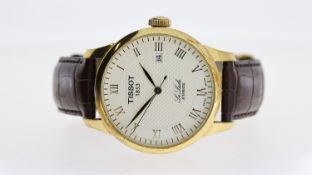 TISSOT LE LOCLE AUTOMATIC REFERENCE L164/264-1, white textured dial, Roman numerals, 39mm