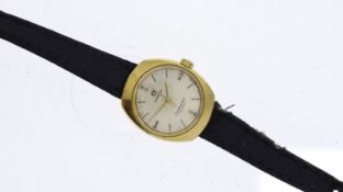 LADIES OMEGA COSMIC REFERENCE 535.016 CIRCA 1970's, circular cream dial with baton hour markers,