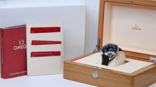 OMEGA PLANET OCEAN WITH BOX REFERENCE 215.33.44.22.10.1.001, black dial, luminous hour markers,
