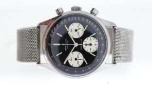 VINTAGE BREITLING TOP TIME REFERENCE 810 CIRCA 1970's, circular black dial with baton hour