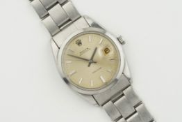 ROLEX OYSTERDATE PRECISION REF. 6694, circular silver dial with cream lume hour markers and hands,