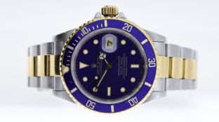 ROLEX OYSTER PERPETUAL SUBMARINER 'BLUESY' REFERENCE 16613 CIRCA 1989