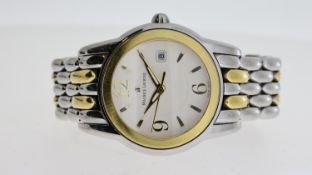 MAURICE LACROIX SPHERE REF SH1018, approx 40mm cream dial with dauphine & Roman Numeral hour