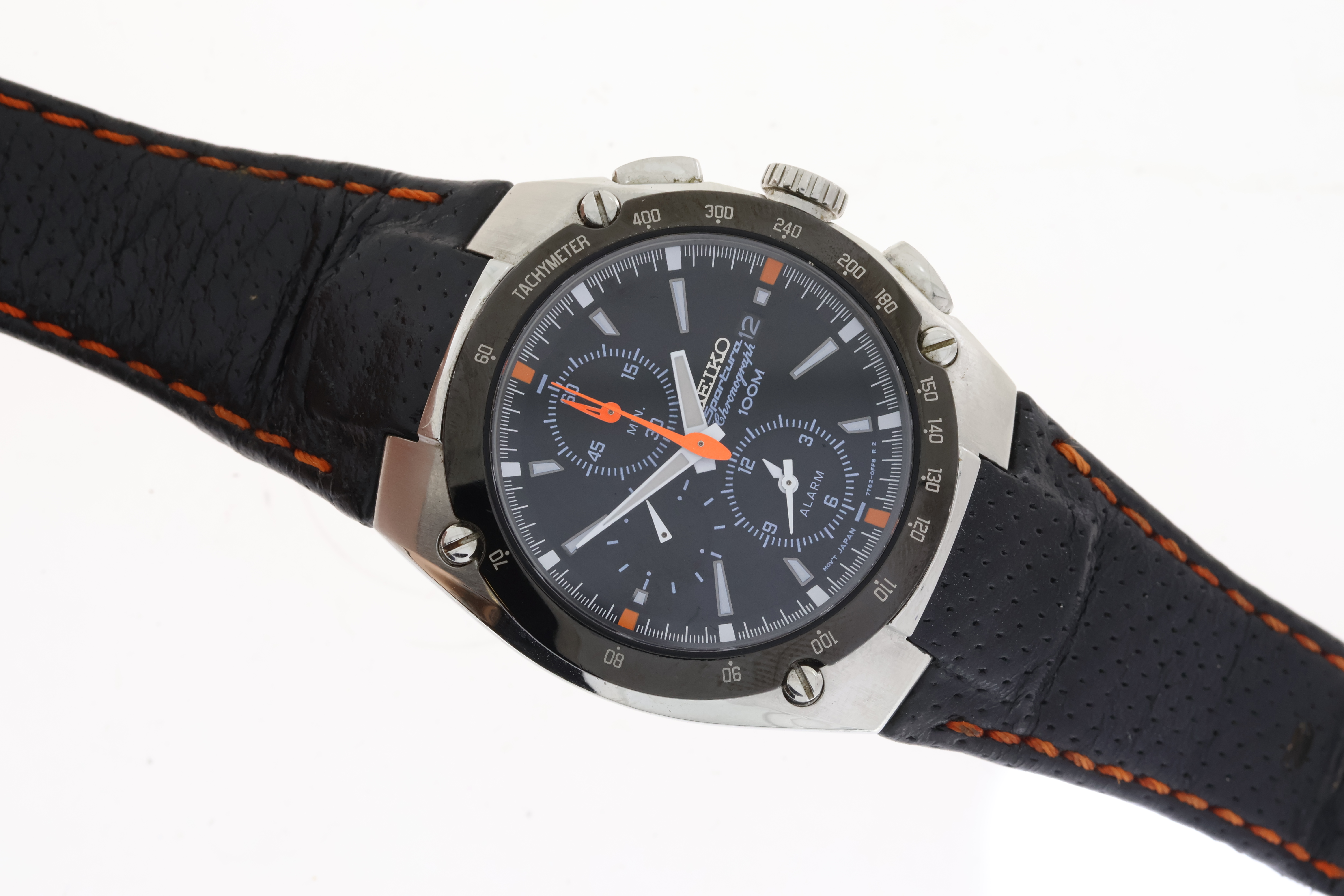 SEIKO SPORTURA CHRONOGRAPH REFERENCE 7T62-03D0 BOX AND PAPERS - Image 2 of 5