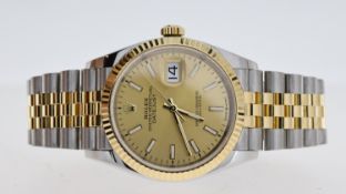 ROLEX DATEJUST 36 STEEL AND GOLD REFERENCE 126233 BOX AND PAPERS 2020