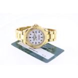 18CT ROLEX YACTHMASTER 40 REFERENCE 16628 WITH ROLEX SERVICE