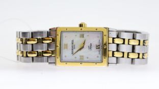 RAYMOND WEIL LADIES TANGO REF 5970, approx 16mm mother of pearl dial with round & Roman Numeral hour