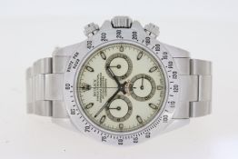 RARE ROLEX DAYTONA 'PANNA LEMON' DIAL 116520 Y SERIAL CIRCA 2002