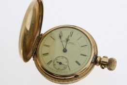 *TO BE SOLD WITHOUT RESERVE* COHN BROS. GOLD PLATED POCKET WATCH (AS FOUND) approx 41mm gold