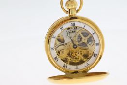 *TO BE SOLD WITHOUT RESERVE* VERITY GOLD PLATED POCKET WATCH (AS FOUND) approx 48mm gold plated