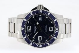 LONGINES HYDRO CONQUEST AUTOMATIC WRISTWATCH REFERENCE L3.742.4, approx 41mm stainless steel case