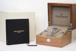 GIRARD PERREGAUX LAUREATO 42 BLUE BOX AND PAPERS 2022