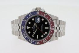 ROLEX GMT MASTER II 'PEPSI' REFERENCE 126710BLRO WITH PAPERS 2020