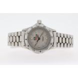 ladies tag heuer professional reference 962208-2, grey dial, stainless steel bezel, case and