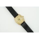 ROLEX OYSTER PERPETUAL DATE 14CT GOLD, circular gold dial with hour markers and hands, 34mm 14ct