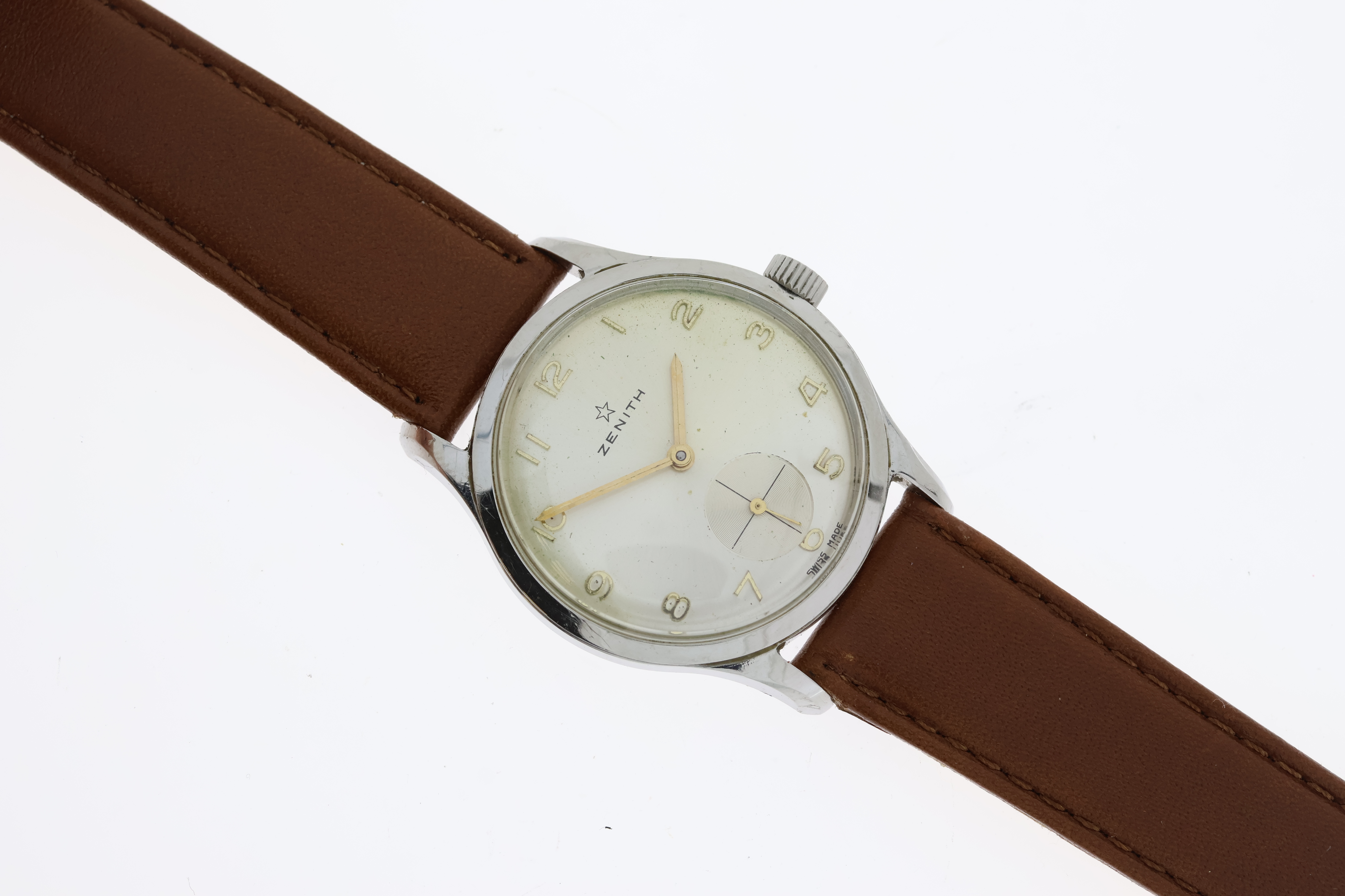 *TO BE SOLD WITHOUT RESERVE* VINTAGE ZENITH MECHANICAL WRISTWATCH CIRCA 1950's