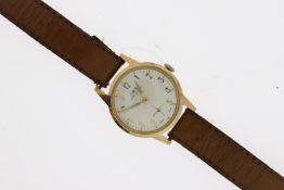 VINTAGE LADIES ORIS MANUAL WIND WRISTWATCH, approx 28mm gold plated case, with a stainless steel