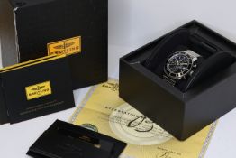 BREITLING SUPEROCEAN HERITAGE CHRONO REFERENCE A13320 WITH BOX AND PAPERS 2016, 44mm stainless steel