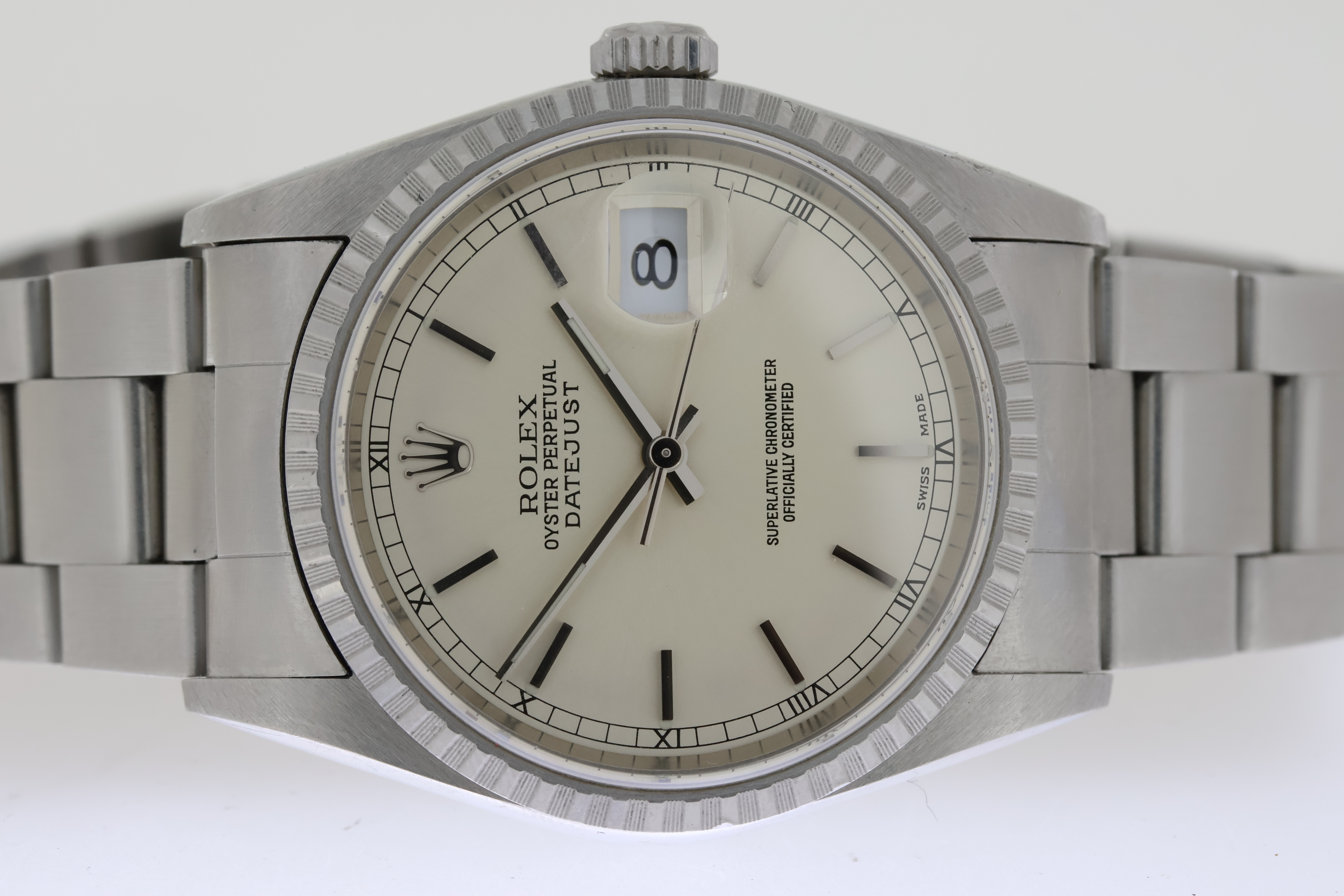 ROLEX DATEJUST 36 REFERENCE 16220 BOX AND PAPERS 2006 - Image 3 of 6