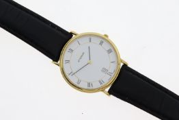 ETERNA QUARTZ DRESS WATCH REFERENCE 0595.22, approx 34mm gold plated case, with snap on case back.