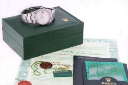 ROLEX DATEJUST 36 REFERENCE 16220 BOX AND PAPERS 2006