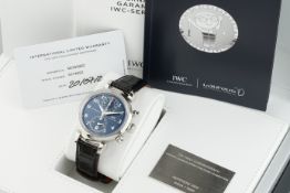 IWC SCHAFFHAUSEN DA VINCI LTD EDITION CHRONOGRAPH W/ BOX & GUARANTEE REF. IW393402 CIRCA 2020,