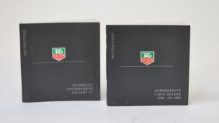 *To Be Sold Without Reserve* Two Tag Heuer booklets