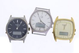 JOB LOT OF 3 WATCHES, contain ESA 900.231 movements, can be used as replacement movements for