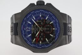 BREITLING FOR BENTLEY SPECIAL EDITION GMT TITANIUM REFERENCE VB0432, black dial with luminous hour