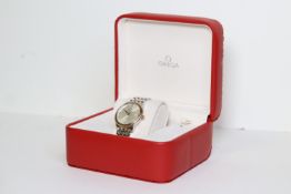 OMEGA DE VILLE CO-AXIAL CHRONOMETER AUTOMATIC WATCH W/BOX, Approx 37mm stainless steel case.