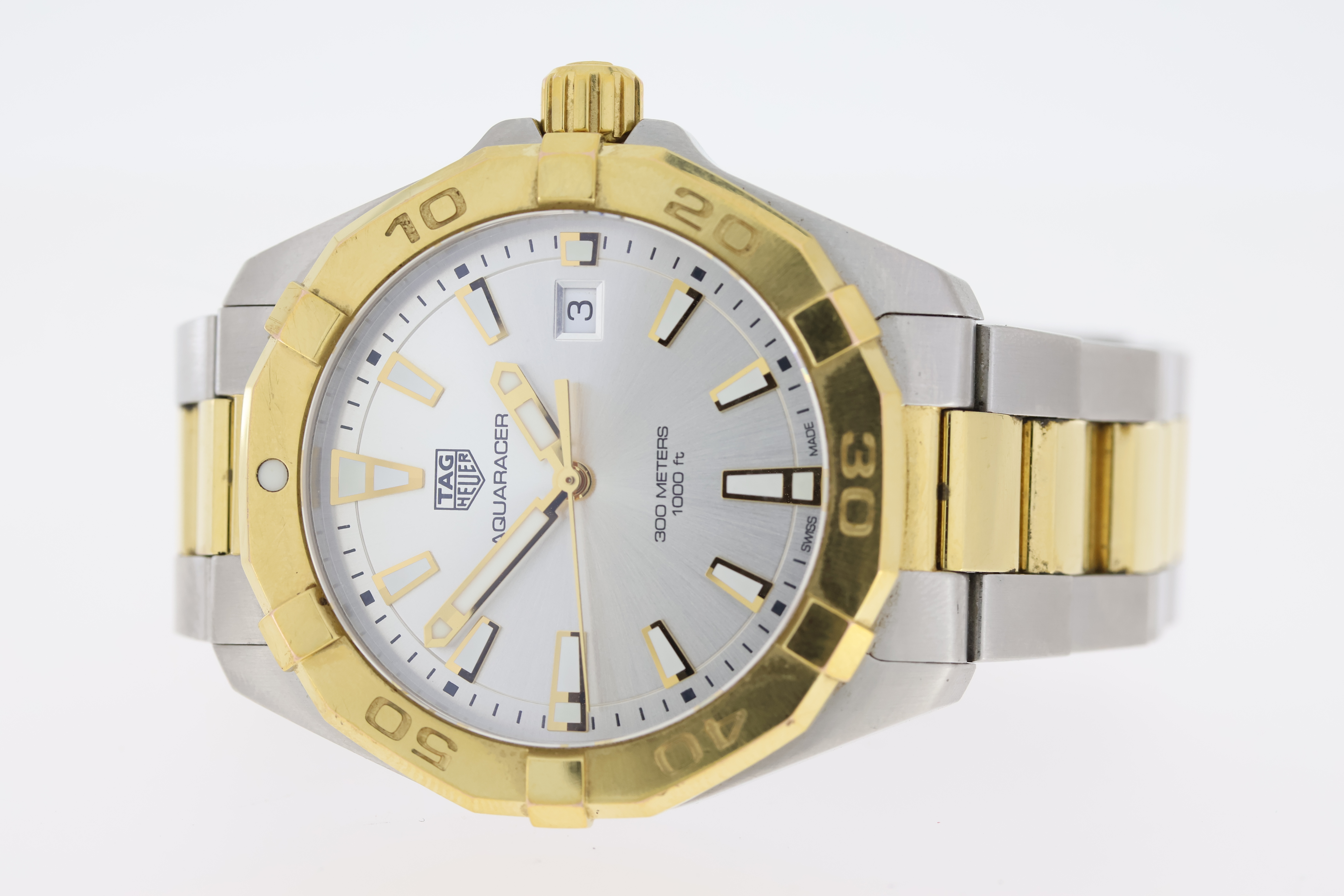 TAG HEUER AQUARACER 300M QUARTZ WATCH REFERENCE WBD1120, W/BOX AND PAPERS 2021. Approx 41mm - Image 5 of 9