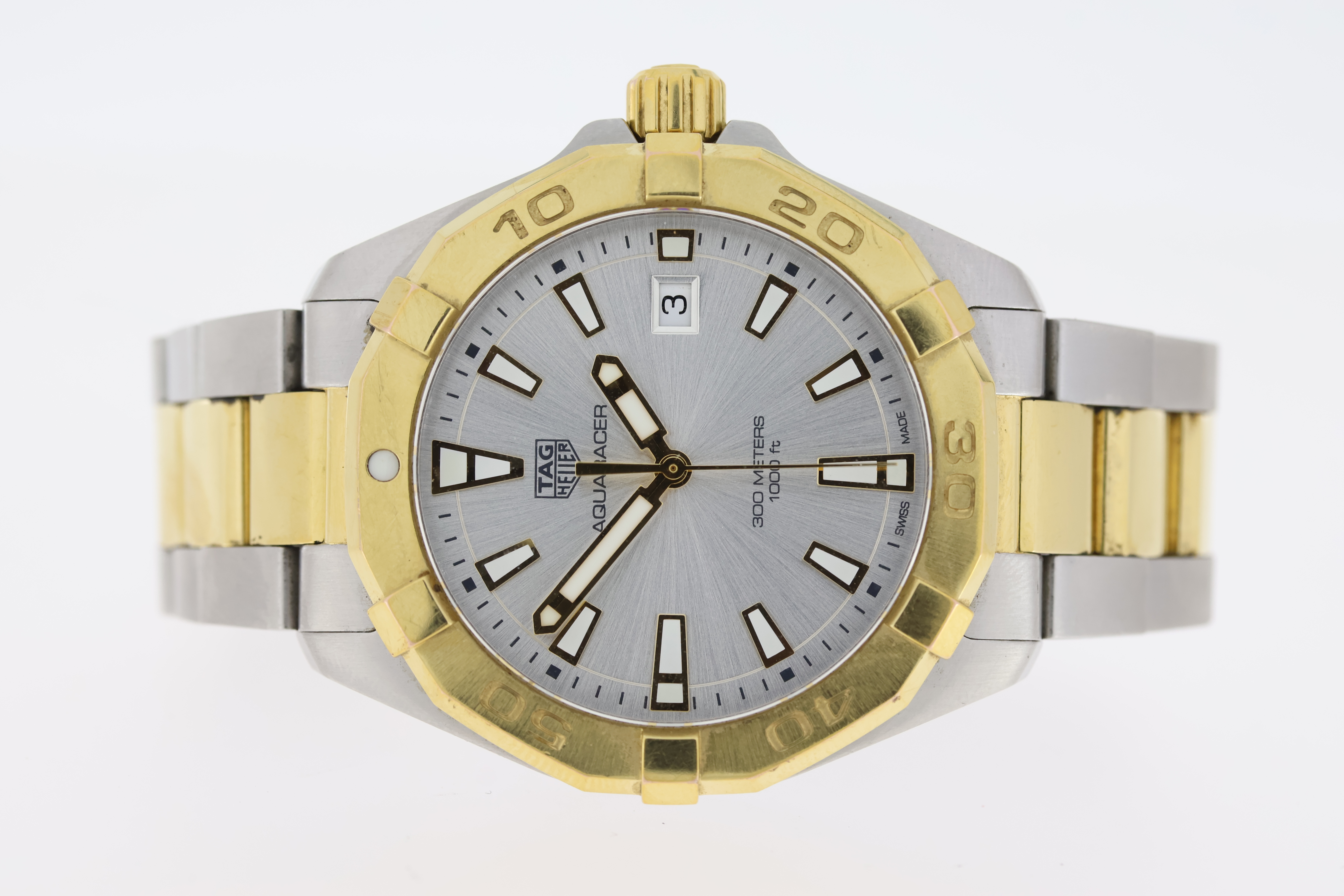 TAG HEUER AQUARACER 300M QUARTZ WATCH REFERENCE WBD1120, W/BOX AND PAPERS 2021. Approx 41mm - Image 4 of 9