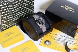 BREITLING SUPEROCEAN AUTOMATIC WATCH REFERENCE A1732124, WBOX AND PAPERS 2012, Approx 42mm stainless