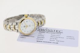 LADIES TAG HEUER LINK MOP QUARTZ WATCH REFERENCE WJF1353, Approx 27mm stainless steel case with