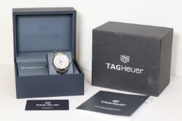 TAG HEUER CARRERA, MOP, QUARTZ WATCH REFERENCE WBK1311, W/BOX AND PAPERS 2020. Approx 36mm stainless