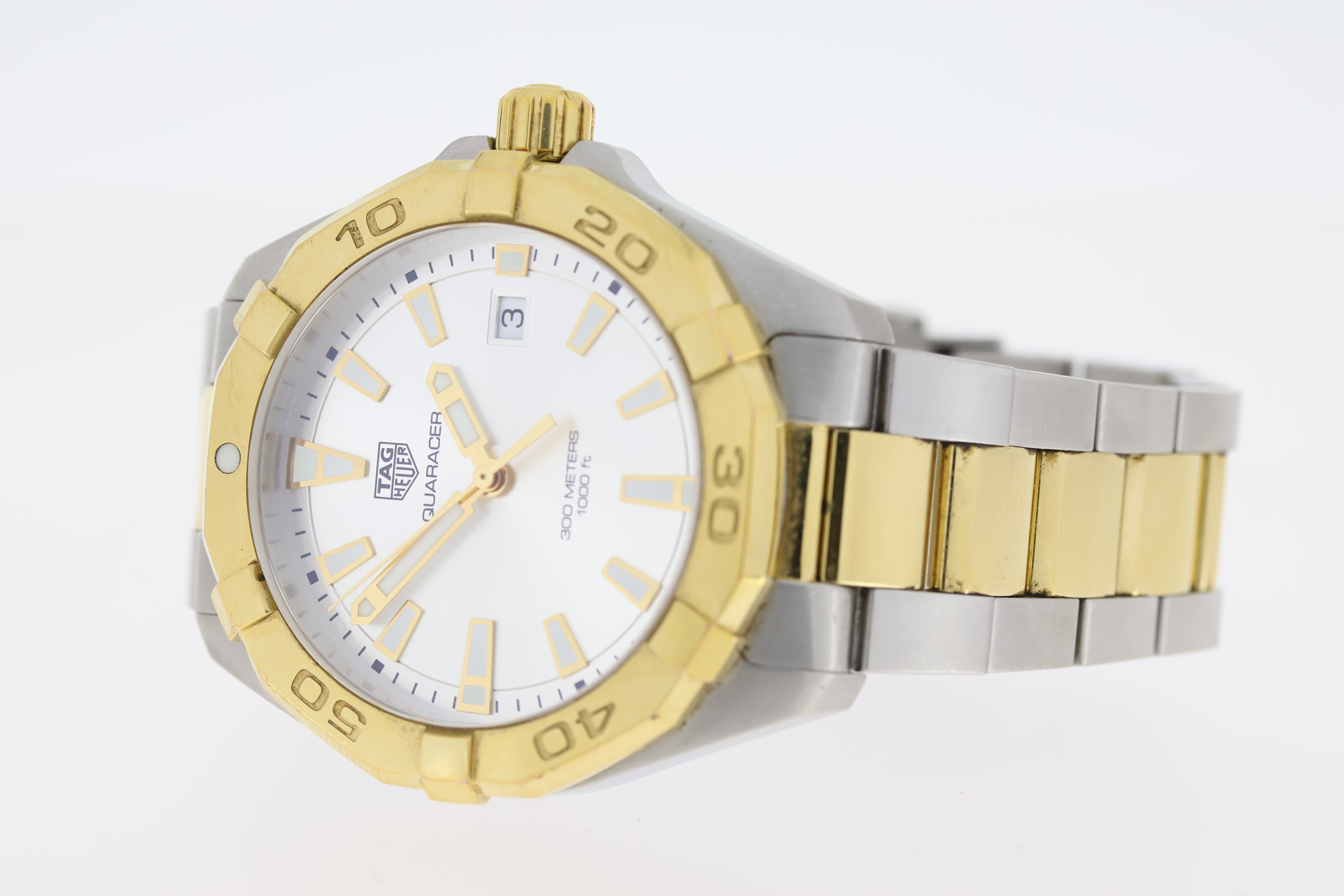 TAG HEUER AQUARACER 300M QUARTZ WATCH REFERENCE WBD1120, W/BOX AND PAPERS 2021. Approx 41mm - Image 6 of 9