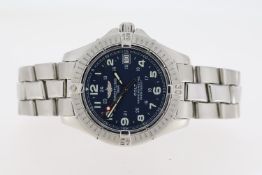 BREITLING COLT QUARTZ WATCH REFERENCE A74350, Approx 38mm stainless steel case with a screw down